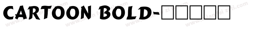 Cartoon Bold字体转换
